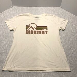 Marmot Women's T Shirt Sz XL Cotton Blend
